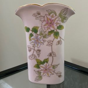 Pink flower vase